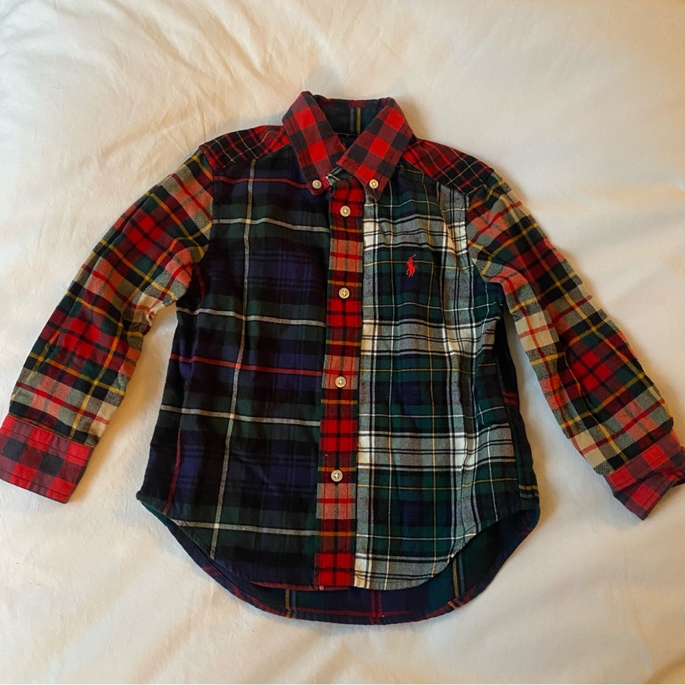Ralph Lauren Kids Multicolor Plaid Button-Down Shirt